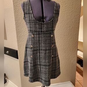Black plaid jumper